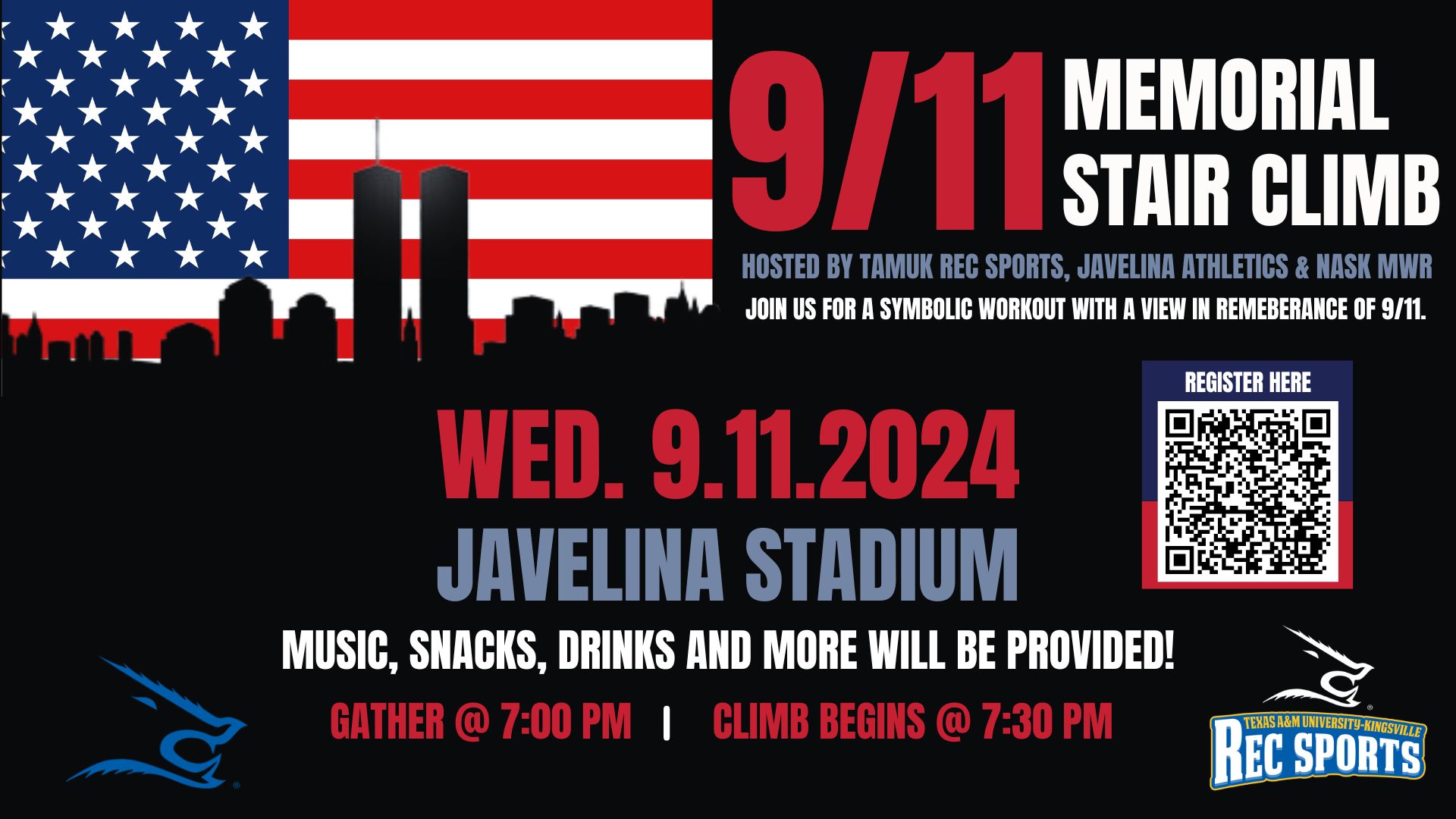 9/11 Memorial Stair Climb Kingsville Visitors Center